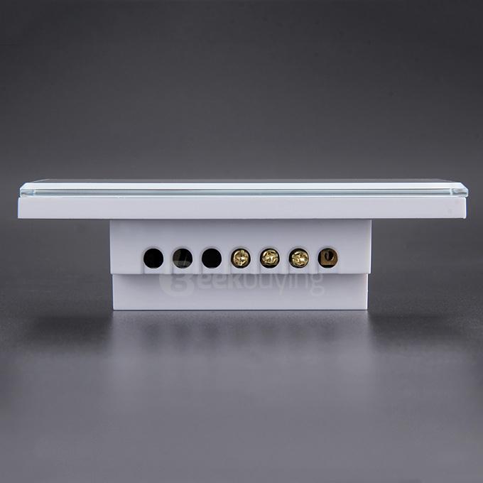 Funry Y8 Home Touch Switch Triple Remote Control 1 Way Intelligent Control Switch With Overload Protection - US