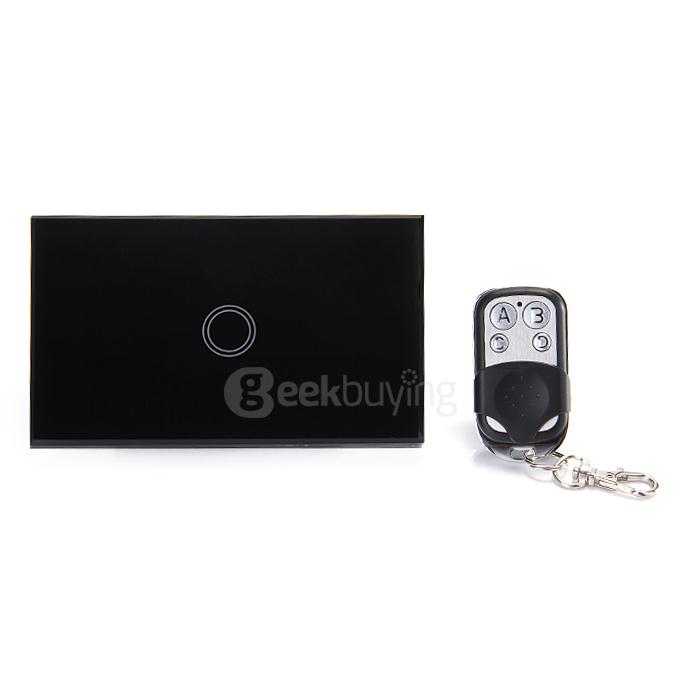 Funry Y8 Home Touch Switch Single Remote Control 1 Way Intelligent Control Switch With Overload Protection - US