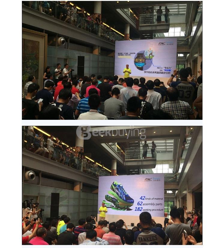 LI NING Xiaomi Mi Shoes Lie Jun Smart Running Shoes Light-weight Wear-resisting Sport Shoes - Size 36