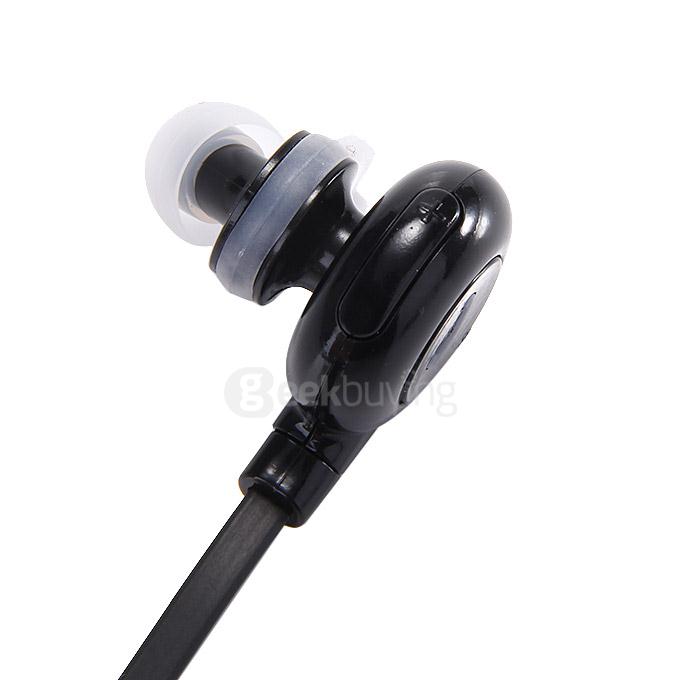 BT-H108 Bluetooth Stereo Headset BT4.1 Headphone Wireless Earbuds Sports Earphone Dual Power Supply - Black