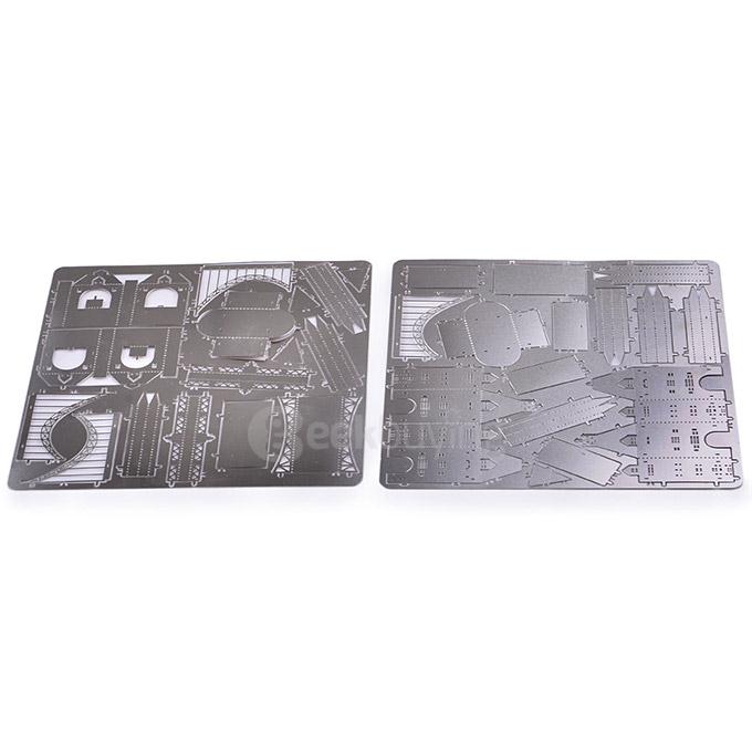 MINI DIY 3D Nanometal Model 3D London Bridge Puzzle - Silver