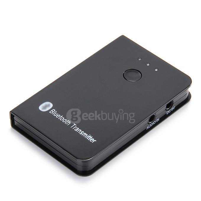 TS-BT35F02 Wireless Bluetooth Transmitter T3.5 A2DP Stereo Audio Adapter Dongle Sender for TV /PC Tablets - Black