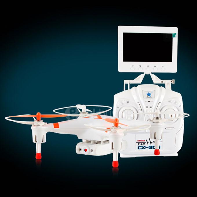 Cheerson CX-30S WiFi FPV Quadcopter 5.8G 4CH 6 Axis RC Drone With 1.0 MP 720P Camera RTF - Orange