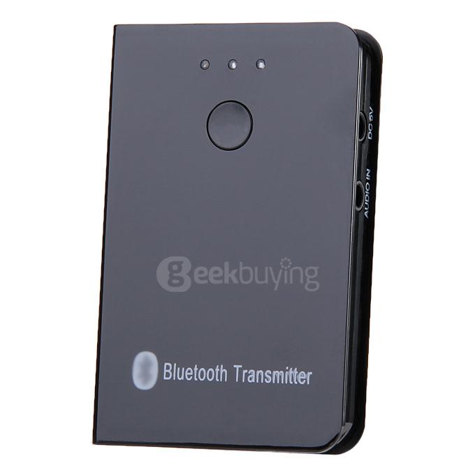 TS-BT35F02 Wireless Bluetooth Transmitter T3.5 A2DP Stereo Audio Adapter Dongle Sender for TV /PC Tablets - Black