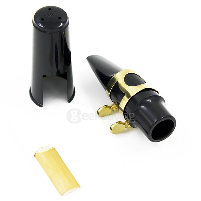 Sax Accessories Alto Saxophone Mouthpiece + Clip + Reed + Cap
