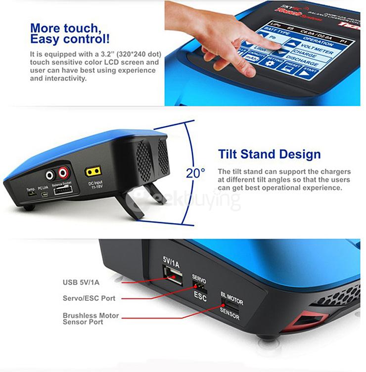 SKYRC T6200 12A 200W Multifunction Balance Charger