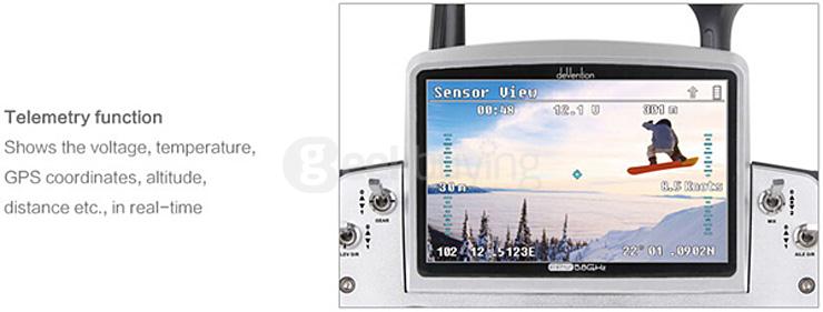 Walkera DEVO F12E FPV Transmitter 5.8Ghz 12CH Image Monitor