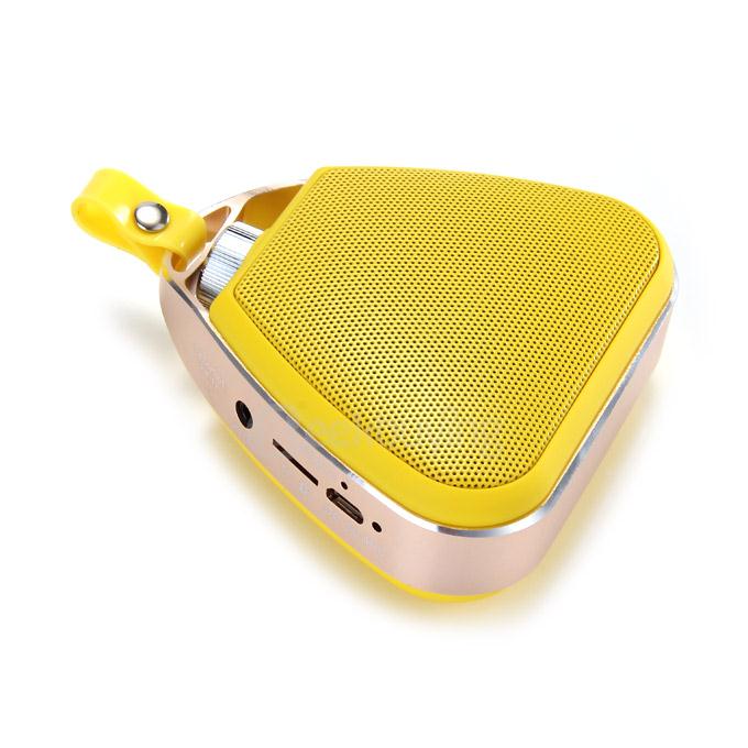 Peterhot PTH-17 Srereo Wireless Bluetooth Speaker Perfume Bottle Design With MIC Handsfree TF Card - Yellow