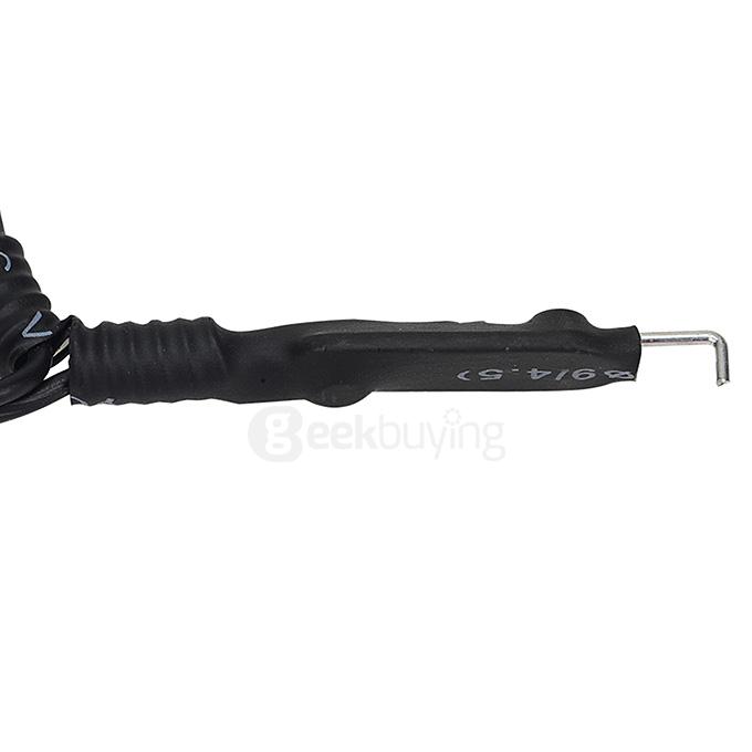 G001 Clip Cord Power Line Cable with High Stability for Universal Tattoo Machines 4Pcs - Black