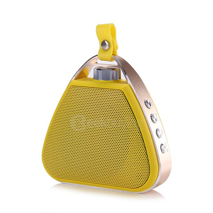 Peterhot PTH-17 Srereo Wireless Bluetooth Speaker Perfume Bottle Design With MIC Handsfree TF Card - Yellow