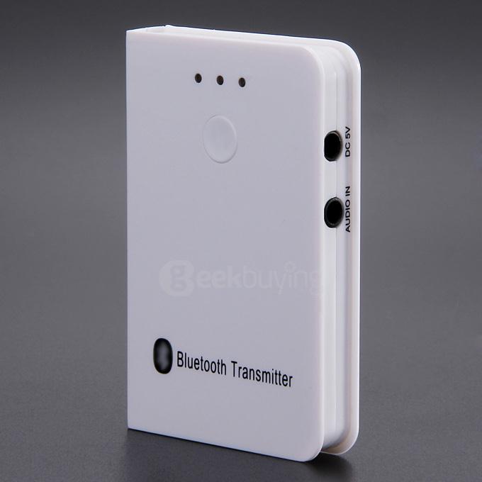 TS-BT35F02 Wireless Bluetooth Transmitter T3.5 A2DP Stereo Audio Adapter Dongle Sender for TV /PC Tablets - White