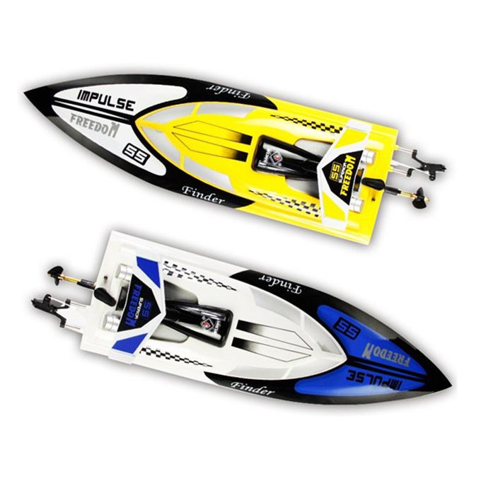 WLToys WL912 2.4G Radio Control 24KM/H RC Speed Racing Boat - Yellow