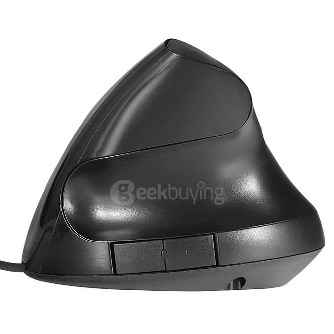 Special Vertical 5D Ergonomic USB Wired Mouse 800DPI - Black
