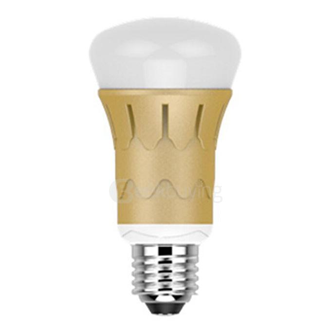 X-Light Plus Bluetooth Smart LED Light Bulb 6W Smartphone Controlled Dimmable Multicolored LED Light - Gold