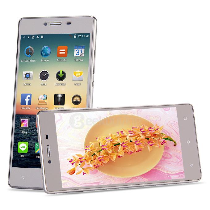P8 5.0inch QHD MTK6572 Dual Core 1.2GHz Smartphone Android 4.4 512MB 4GB 5.0MP 3G GPS - Gold