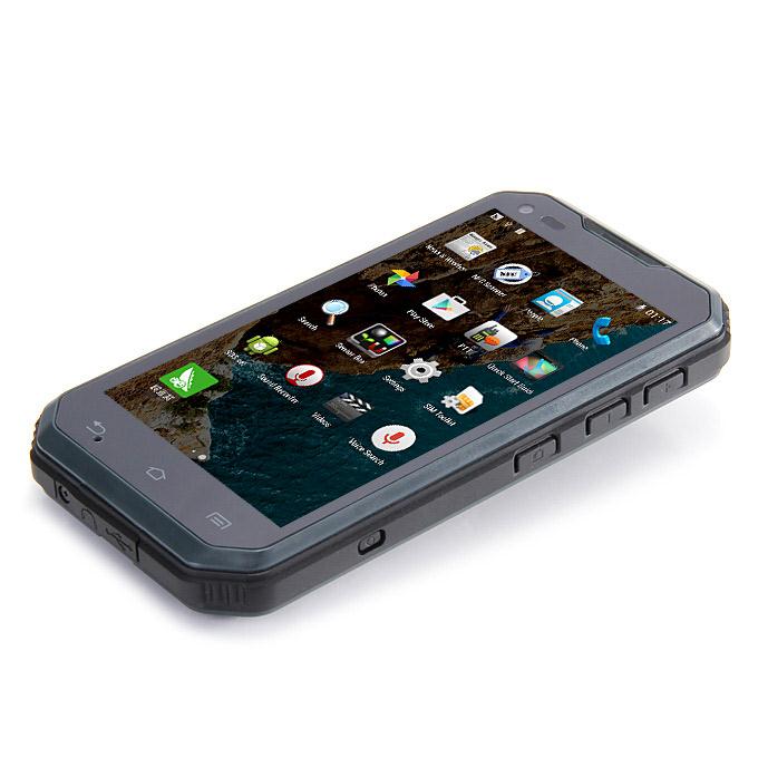 DIGOOR DG2 Plus IP68 Rugged Phone 5.0inch Android 4.4 MTK6582 Quad Core 1.3GHz 1GB 8GB 8.0MP Talkback Miracast - Black