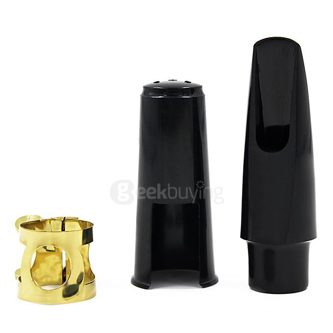 Sax Accessories Alto Saxophone Mouthpiece + Clip + Reed + Cap