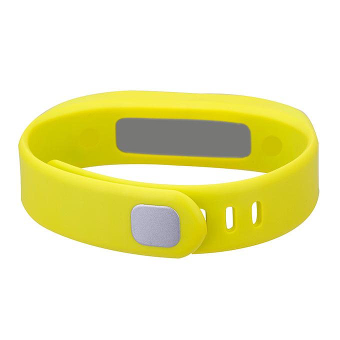 Mario Smart Sport Bracelet Bluetooth 4.0 Wristband Smartband Fitness Tracker Smart Watch for Iphone / Samsung - Yellow