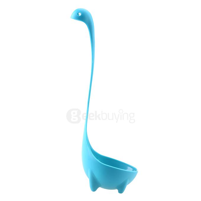 Creative Kitchen Appliance Loch Ness Monster PP Ladle Spoon - Blue