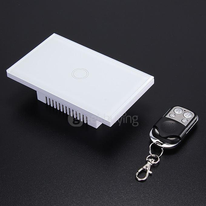 Funry Y8 Home Touch Switch Single Remote Control 1 Way Intelligent Control Switch With Overload Protection - US