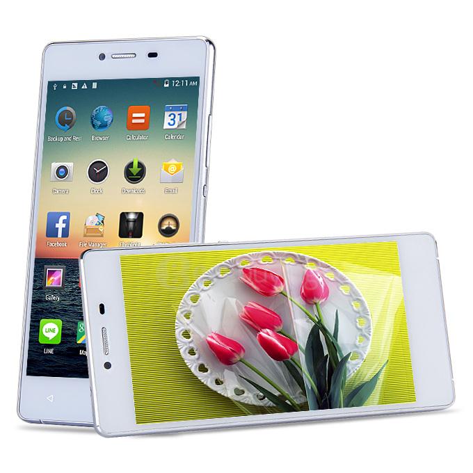 P8 5.0inch QHD MTK6572 Dual Core 1.2GHz Smartphone Android 4.4 512MB 4GB 5.0MP 3G GPS - White