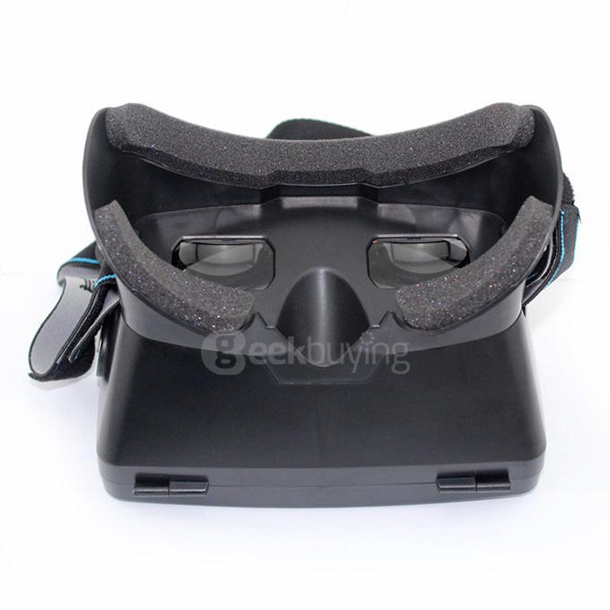 RITECH II 3D Virtual Reality VR Headset FOV75 with Elastic Band for 3.5 - 6 inch Smartphone - Black