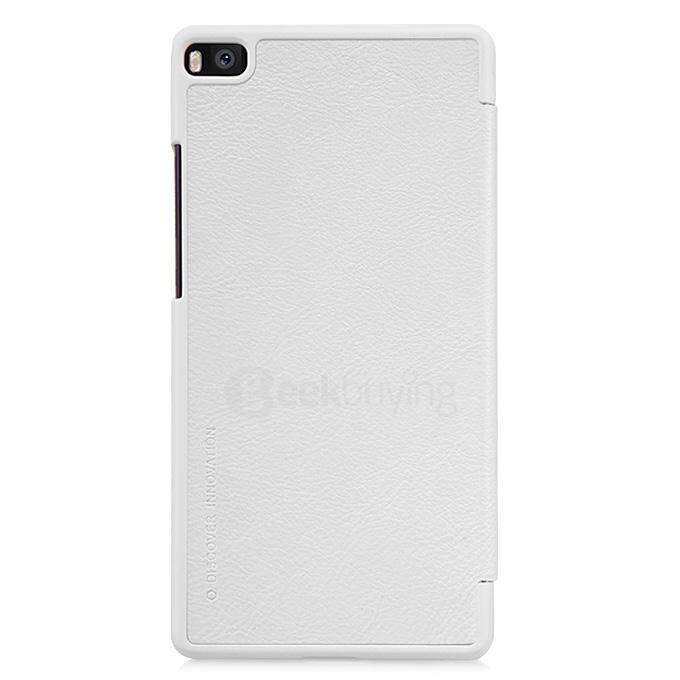 Nillkin Qin Series Wallet Leather Case With Credit Card Interlayer for Huawei P8 Smartphone - White