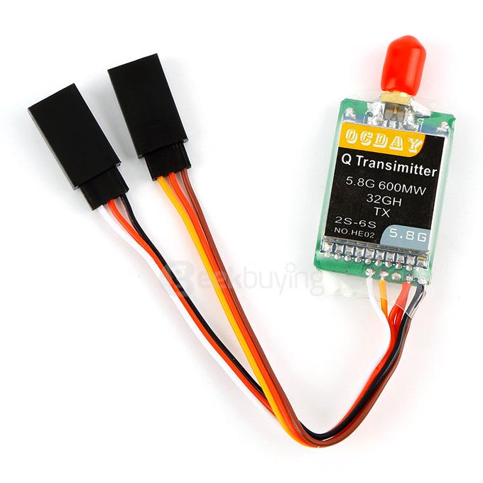 Q Transmitter FPV Image Transmission System 5.8G 600MW 32CH 2S-6S For DJI Quadcopters