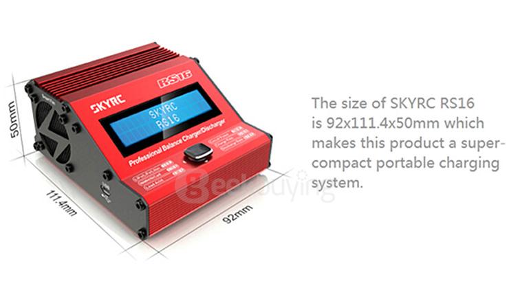 SKYRC RS16 180W/16A Super Compact Portable Balance Charger