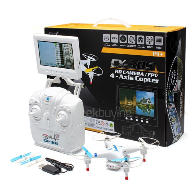 Cheerson CX-30S WiFi FPV Quadcopter 5.8G 4CH 6 Axis RC Drone With 1.0 MP 720P Camera RTF - Blue