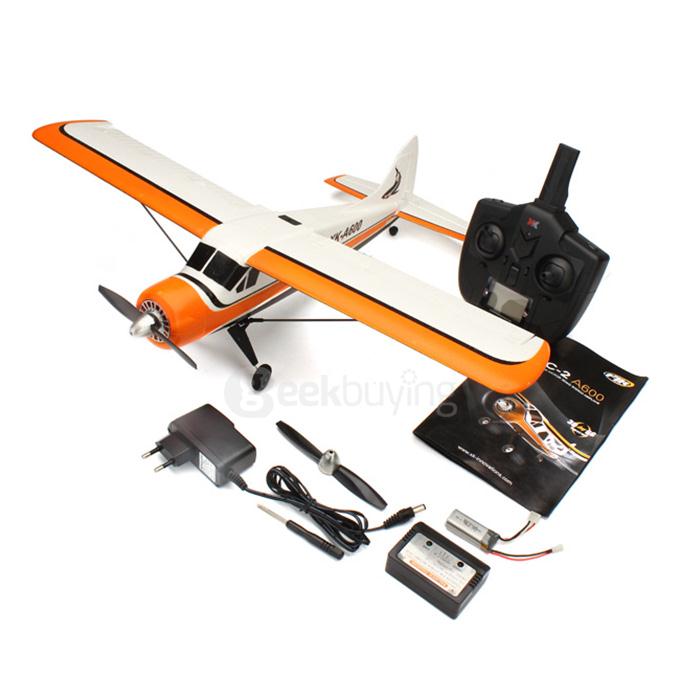 XK DHC-2 A600 5CH RC Glider 3D 6G System Brushless Fixed Wing Airplane Compatible With Futaba RTF