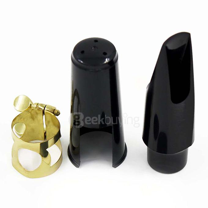 Sax Accessories Alto Saxophone Mouthpiece + Clip + Reed + Cap