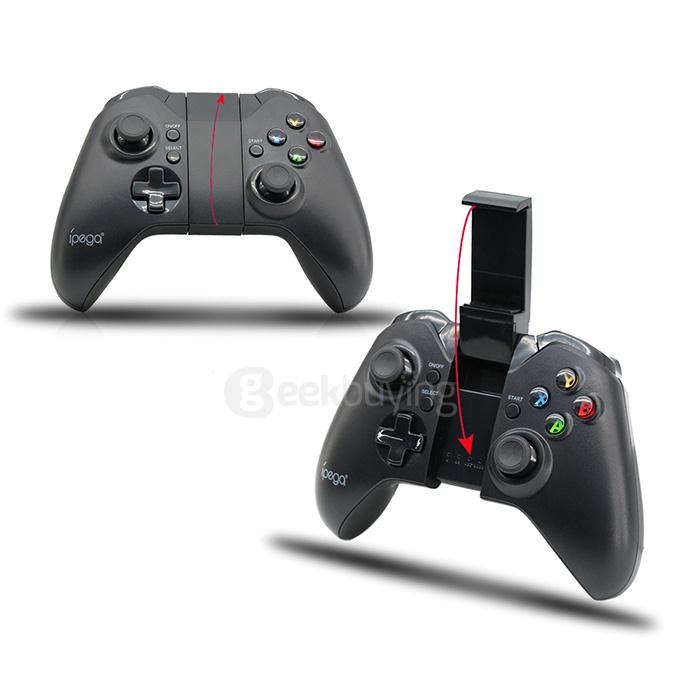 iPega PG-9053 Bluetooth Wireless Game Controller Smart Mini Gamepad Joystick for Android IOS - Carbonado