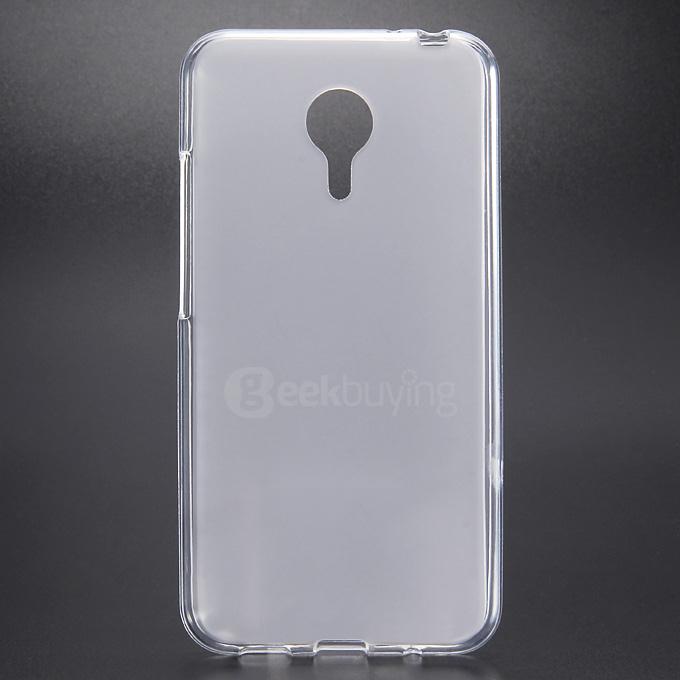 Protective Silica Gel Case Soft Back Cover for MEIZU MX5 Smartphone - Matte White
