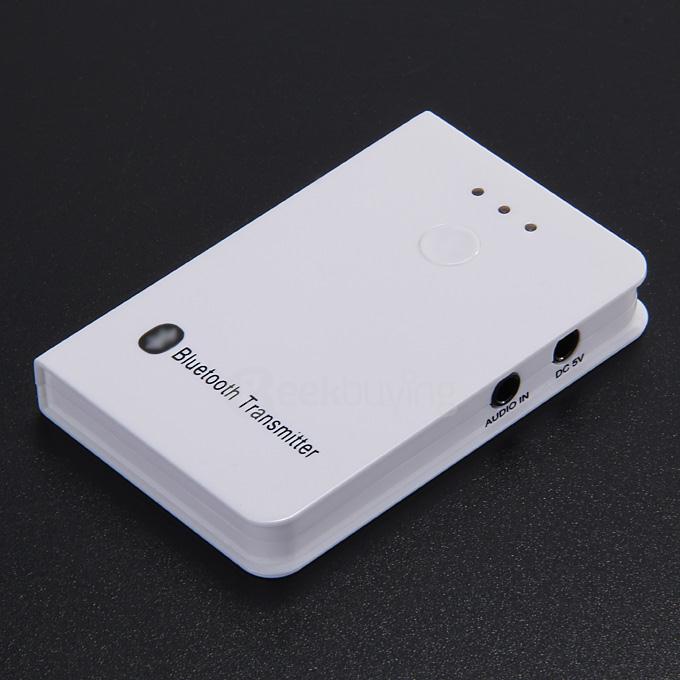 TS-BT35F02 Wireless Bluetooth Transmitter T3.5 A2DP Stereo Audio Adapter Dongle Sender for TV /PC Tablets - White