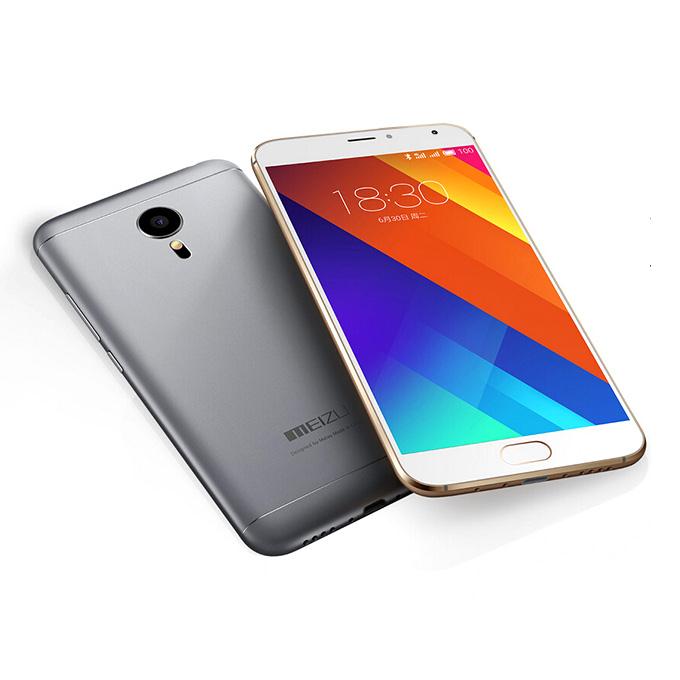 MEIZU MX5 4G 5.5inch FHD Flyme 4.5 3GB 32GB Smartphone 64bit MTK Helio X10 Turbo Octa Core Touch ID mCharge 3150mAh - Gray