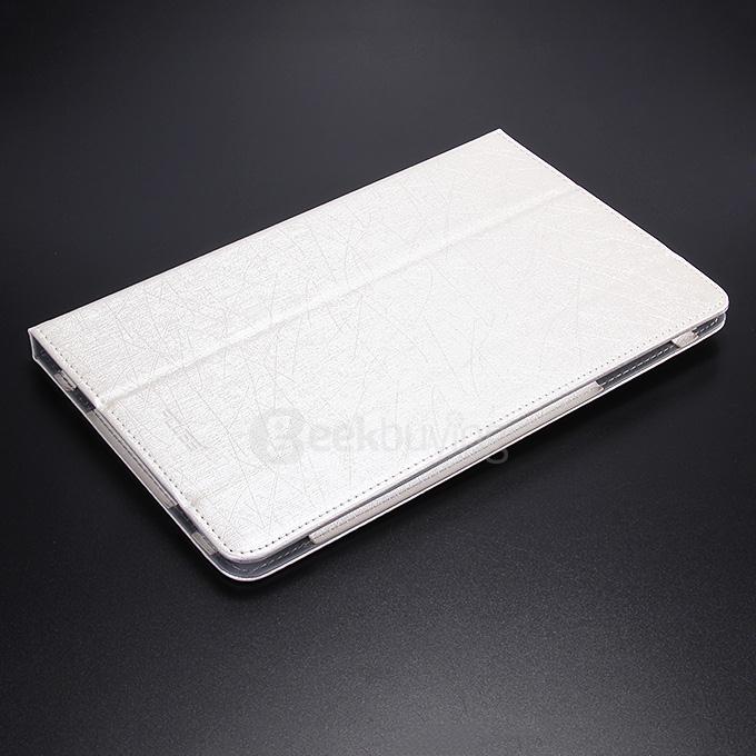 10.6 Inch PU Leather Stand Case Cover for CUBE i7 Stylus Tablet PC - White