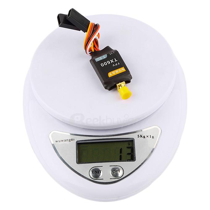 TX600 FPV Transmitter Ultra-Light 5.8G 600MW Image Transmission System 2 DuPont Head For QAV250/S1000/S900/Phantom 2