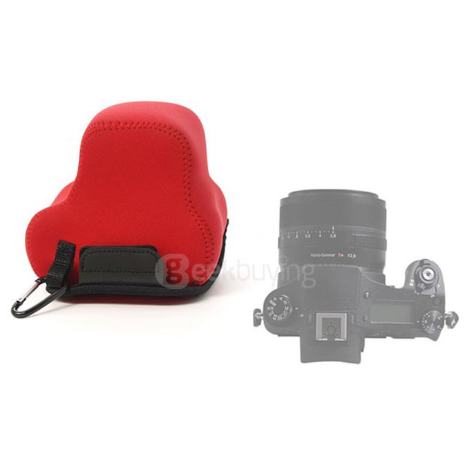 Neopine NE-RX10 High Quality Diving Material Soft Camera Bag Case for Sony RX10 - Red