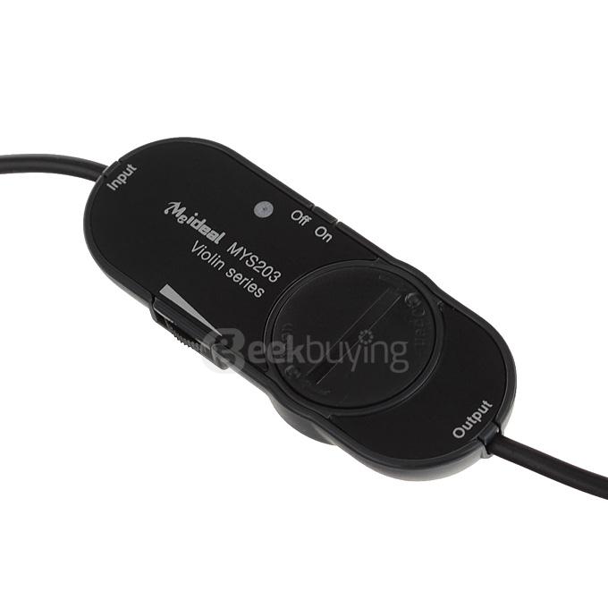 Meideal MYS203 Professional MIC Acoustic Pickup Pick Up for Violin Urheen Musical Instruments - Black