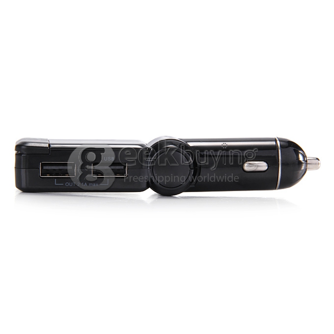 Wireless Bluetooth Dual USB Car Charger Handsfree FM Transmitter SD Card AU