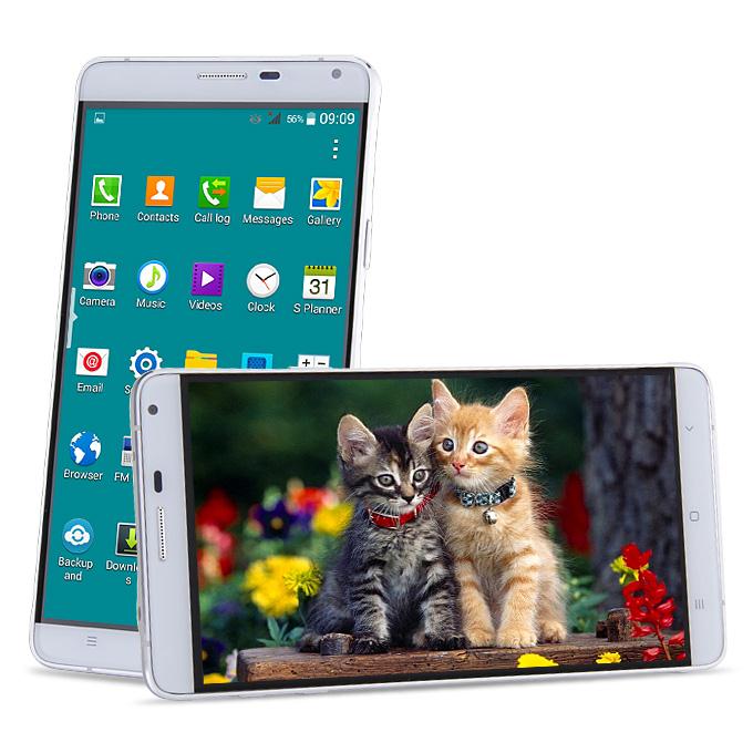 Vervan Vnote 5.7inch Android 4.4 1GB 16GB Smartphone MTK6592 Octa Core 1.7GHz 13.0MP S-Pen 3G/GPS IPS HD Screen - White