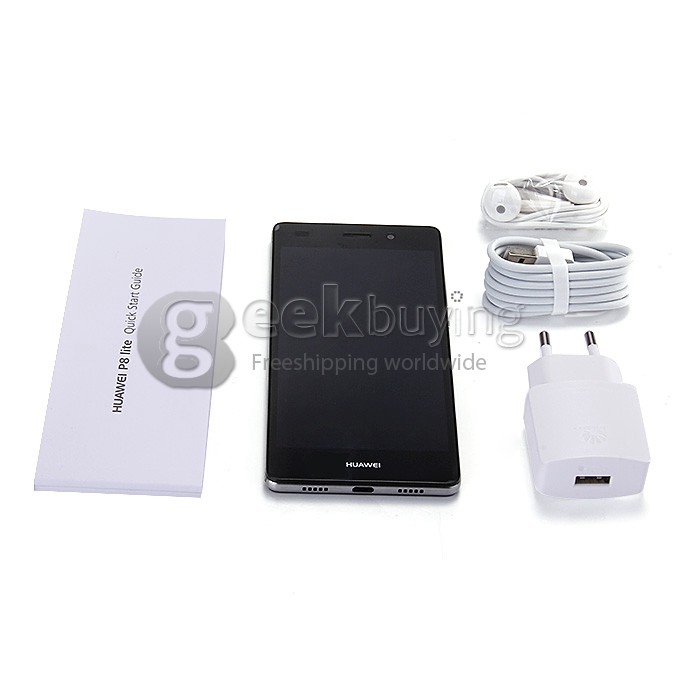 Huawei P8 Lite 5.0inch Android 5.0 2GB 16GB 4G Smartphone 64bit Hisilicon Kirin 620 Octa Core 13.0MP Smart PA - Black