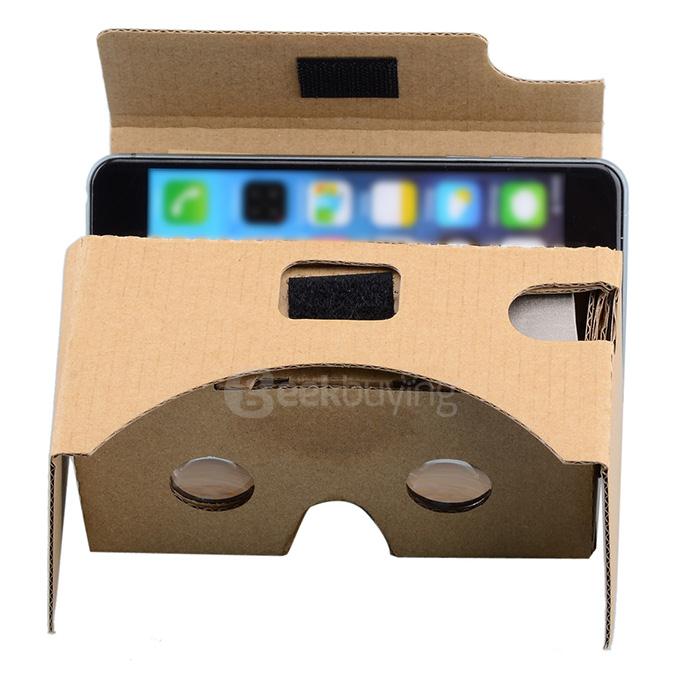 2015 DIY Cardboard 2 Virtual Reality VR 3D Glasses for NEXUS 6 / IPHONE 6 PLUS iPhone 6s + More