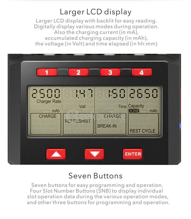 SKYRC NC2500 AA/AAA Bluetooth Battery Charger & Analyzer