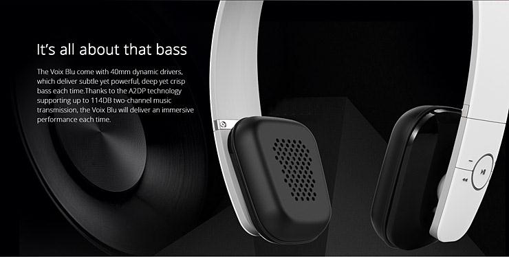 UMI VOIX BLU Wireless Bluetooth Headset BT4.0+EDR Handsfree Headphone With Mic For iPhone/iPad/HTC/Lenovo/Samsung/Tablet PC