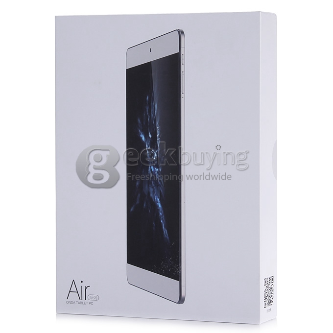 Onda V989 Air Android 4.4 Allwinner A83T Octa Core 2.0GHz 9.7 Inch Tablet PC 2GB/16GB Air Retina 2048*1536 HDMI Miracast WiFi - Black + Golden
