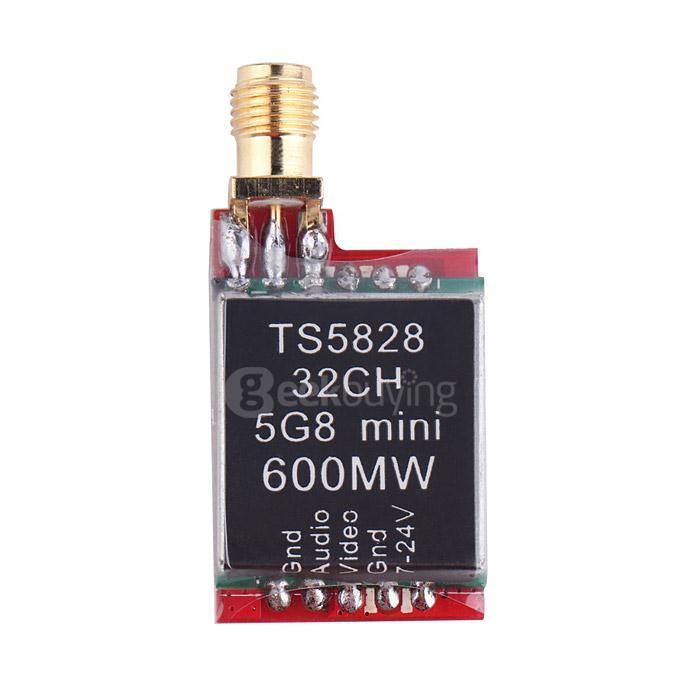 TS5828 5.8Ghz 32Ch 600mW FPV AV Wireless Transmitter for MINI Multicopter 250QAV