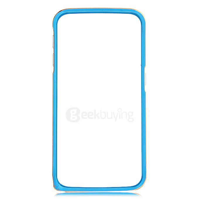 Lovemei Lightweight Aluminum Metal Bumper Protective Frame for Samsung Galaxy S6 Edge - Blue