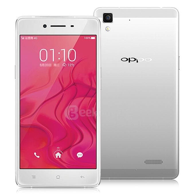 OPPO R7 2.5D Screen 5.0inch Android 4.4 3GB 16GB Smartphone 64Bit Qualcomm MSM8939 Octa Core 13.0MP Gorilla 3 VOOC Flash Charge - Silver